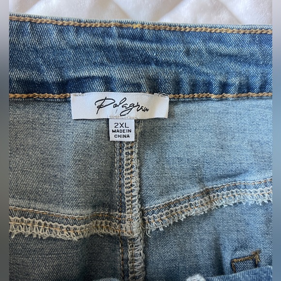 Polagram Blue Denim Midi Skirt - Picture 6 of 9